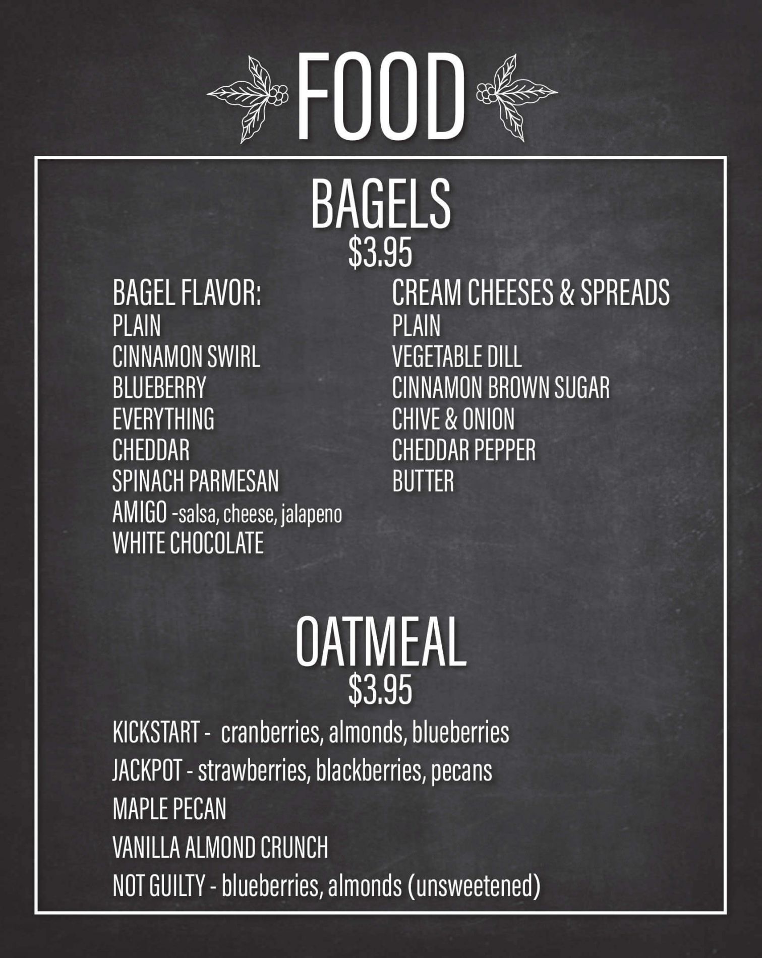 Food Menu